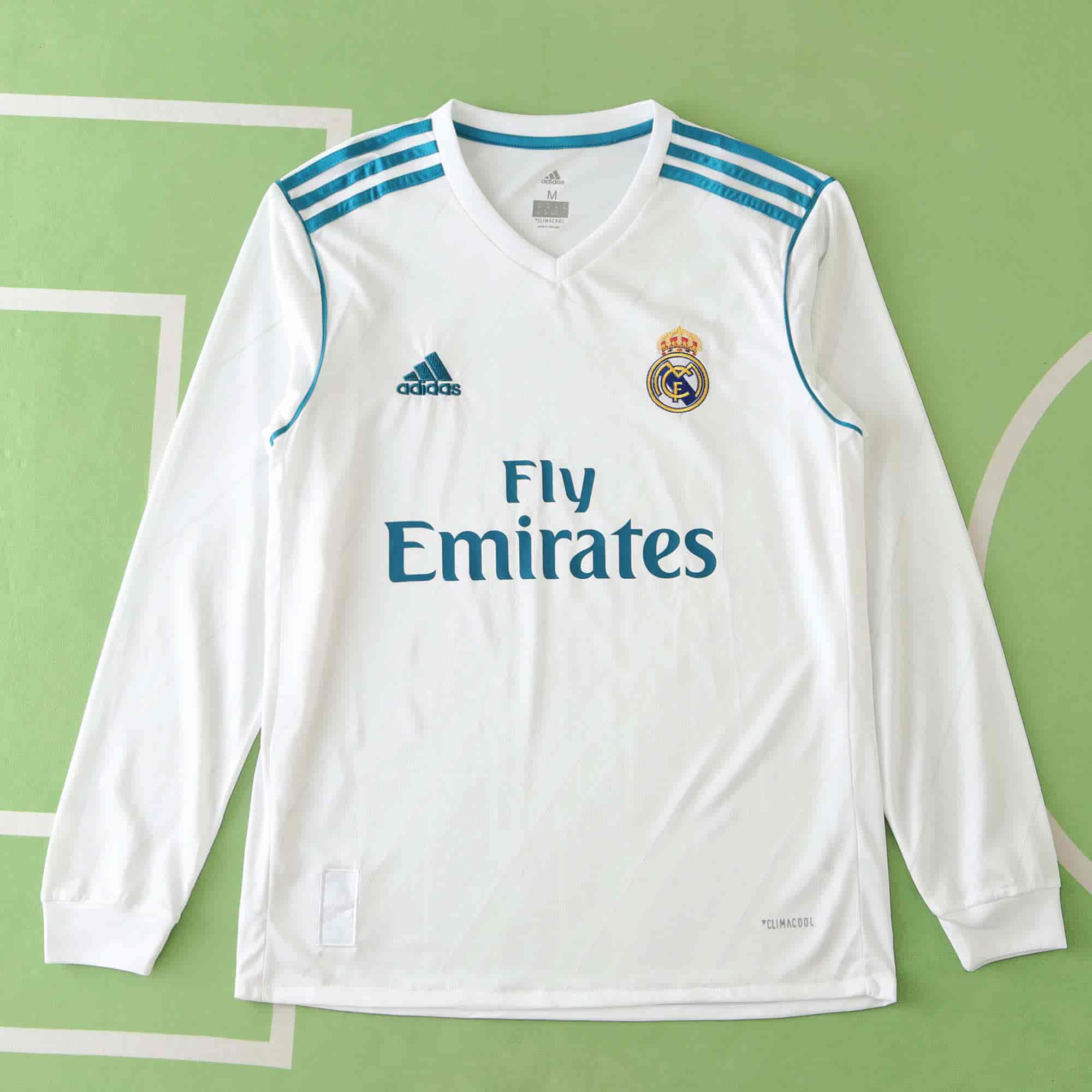 Real Madrid 17-18 Home Long Sleeved