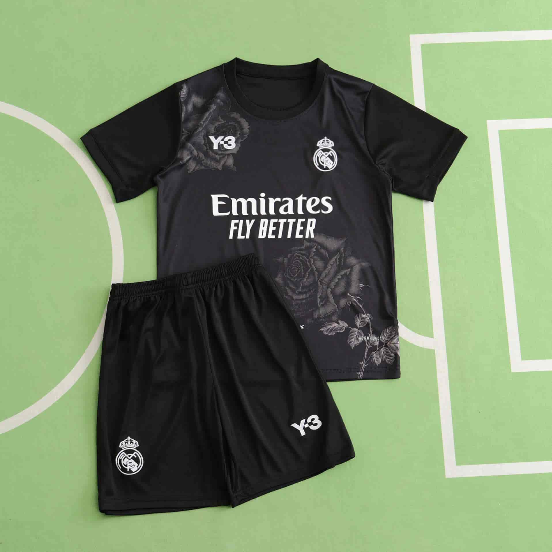 Real Madrid 24-25 Third Y-3 Kids