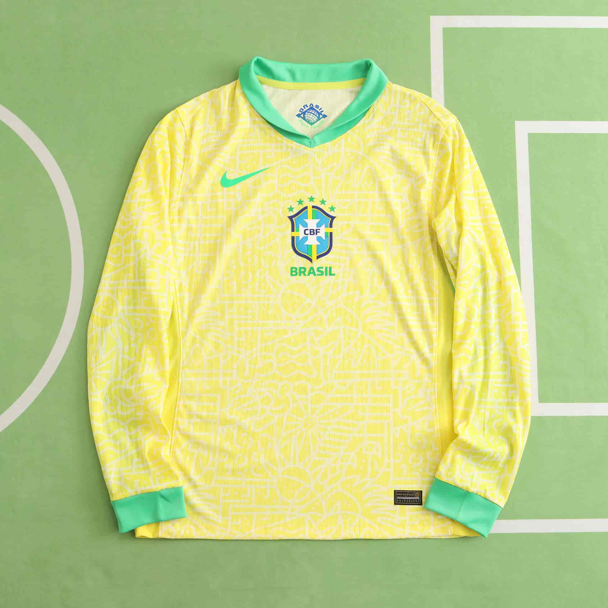 Brazil 24-25 Home Long Sleeved