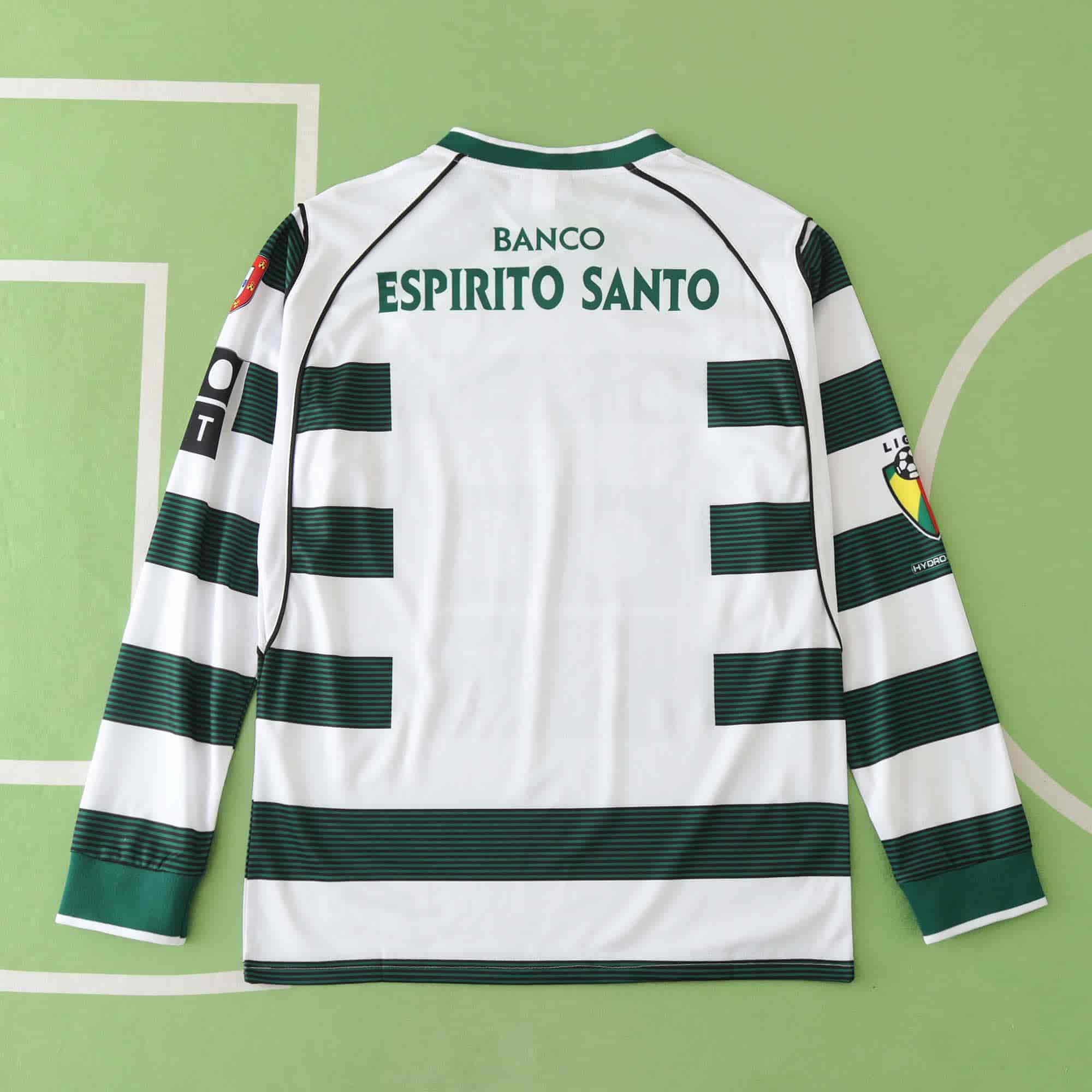 Sporting CP 01-02 Home Long Sleeved Retro