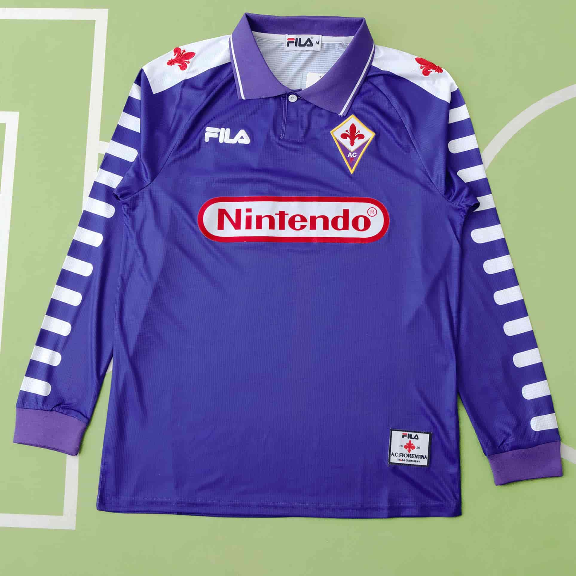 Fiorentina 98-99 Home Long Sleeved Retro