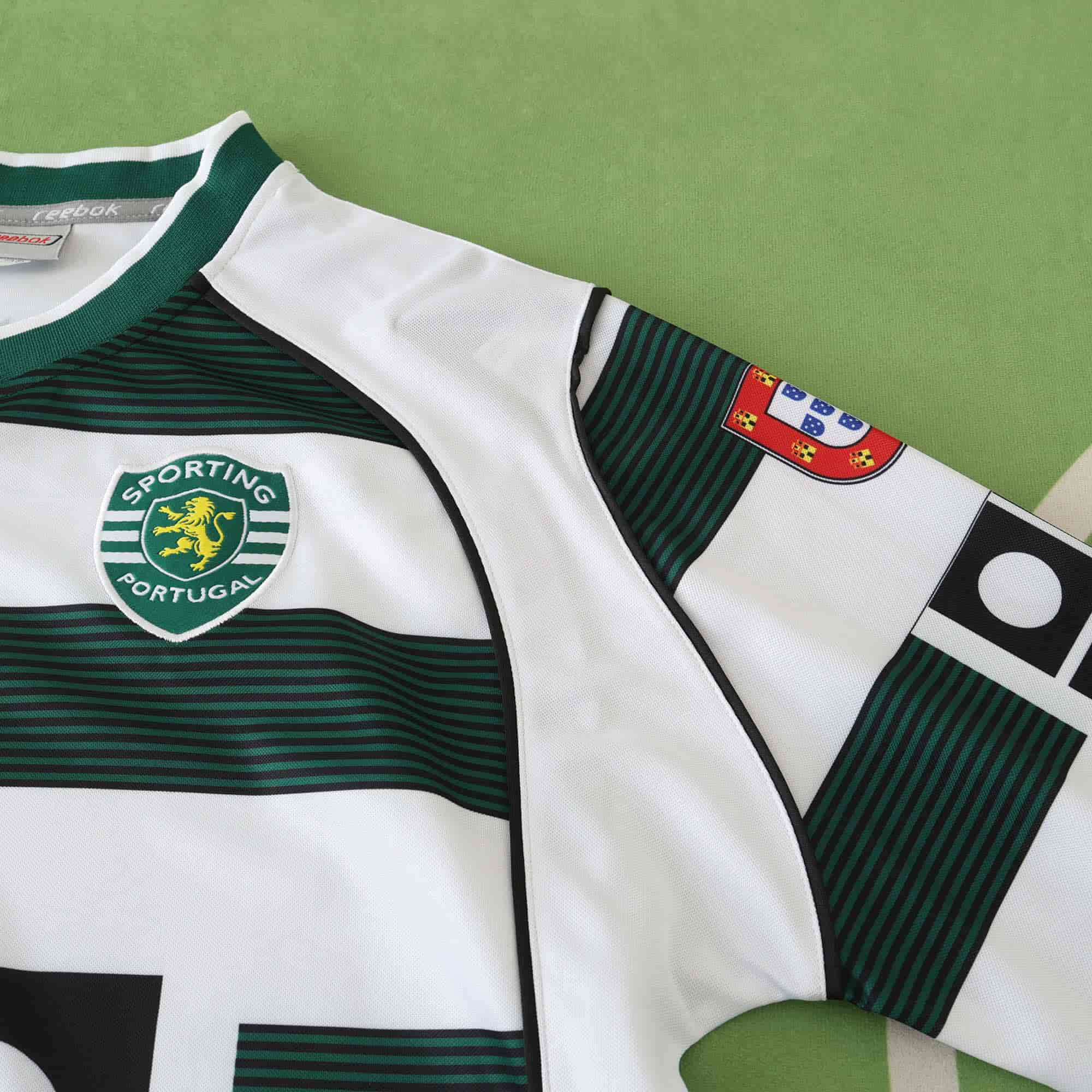 Sporting CP 01-02 Home Long Sleeved Retro