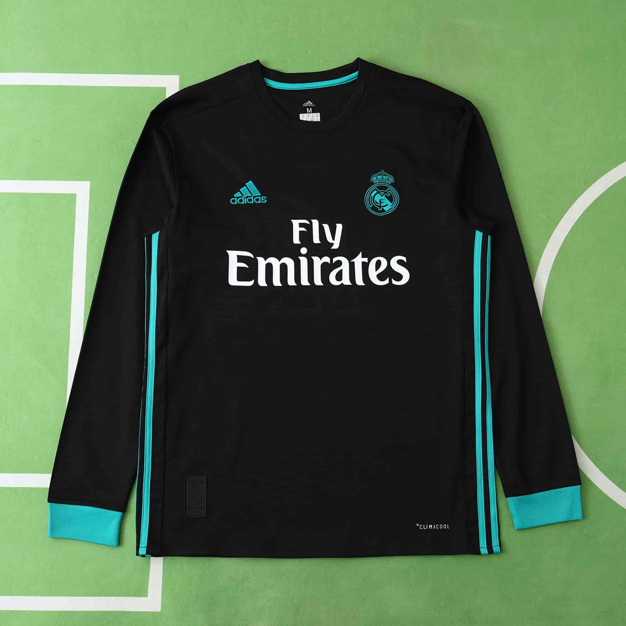 Real Madrid 17-18 Away Long Sleeved Retro