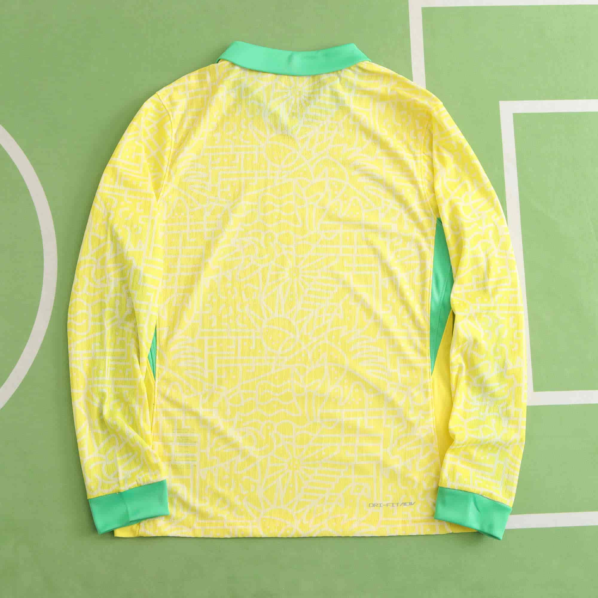 Brazil 24-25 Home Long Sleeved