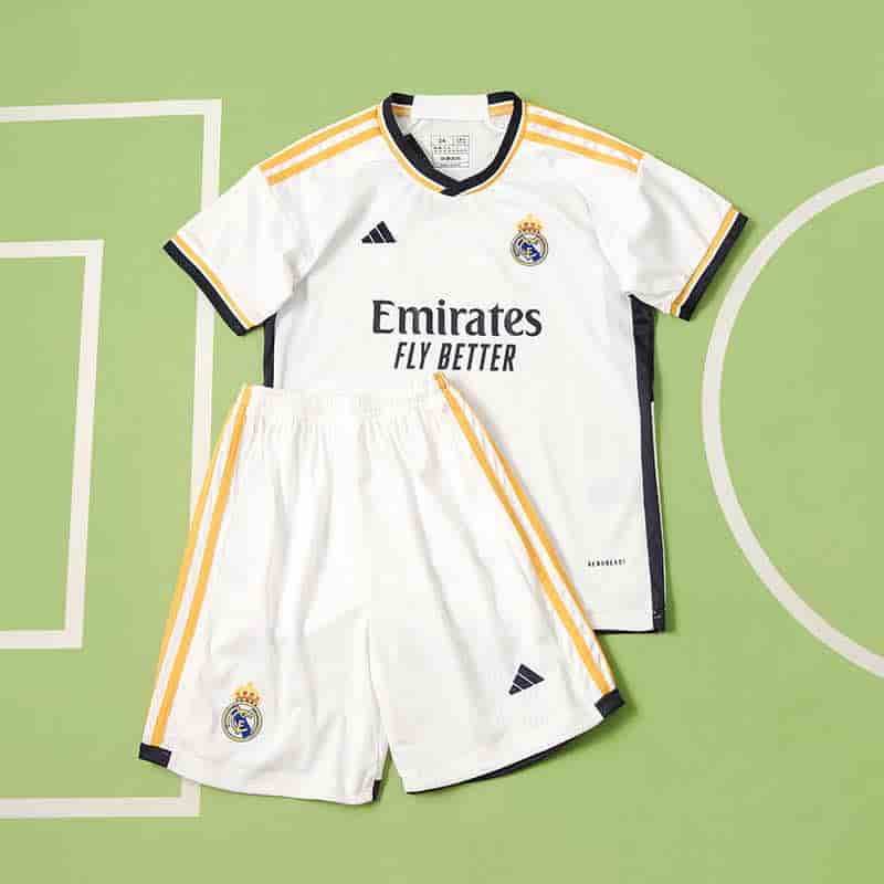 Real Madrid 23-24 Home Kids