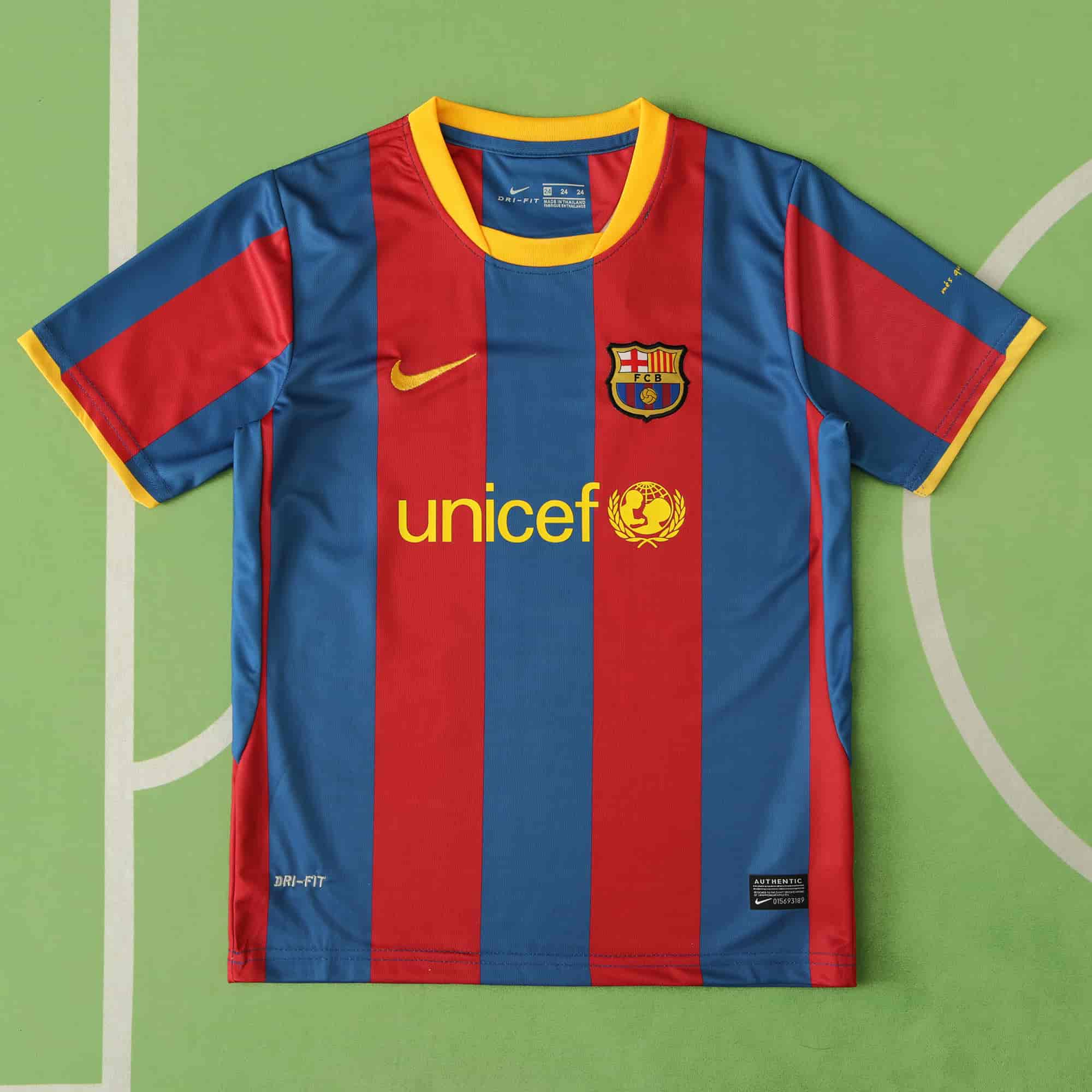 FC Barcelona 10-11 Home Retro Kids