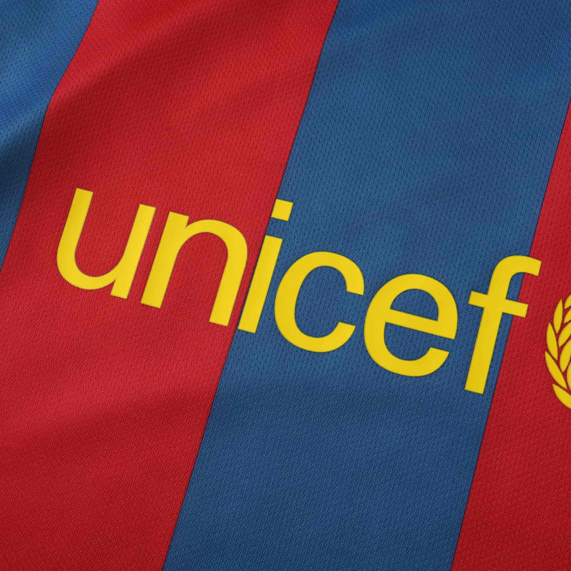 FC Barcelona 10-11 Home Retro Kids